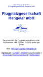 Mobile Screenshot of flugplatz-hangelar.de